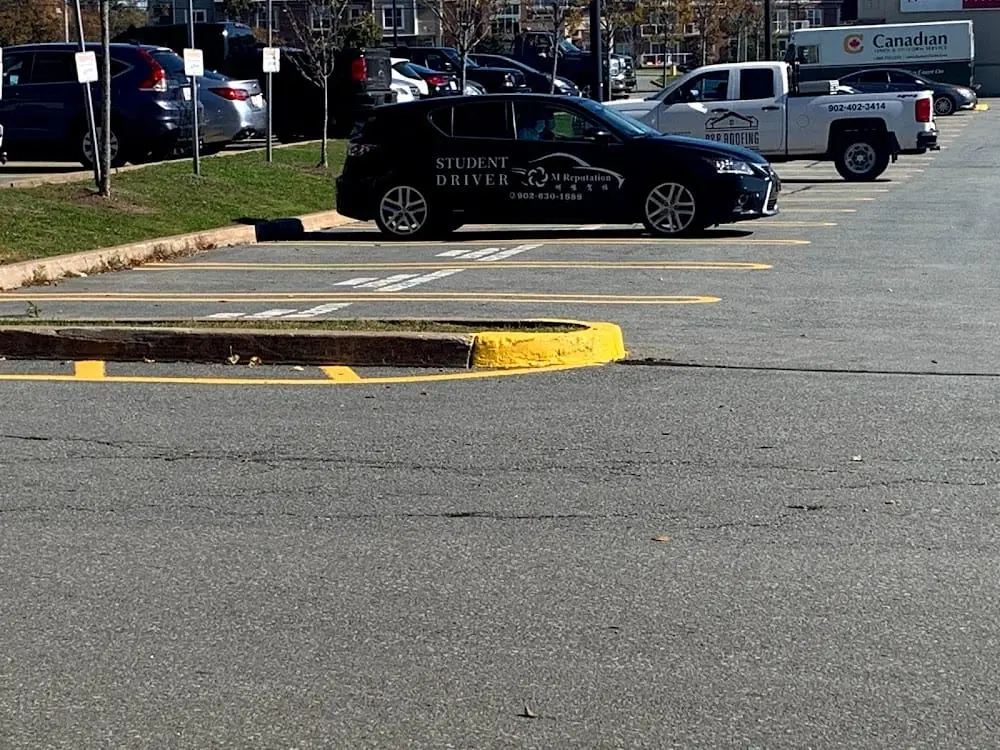 M Reputation training car with Student Driver decal